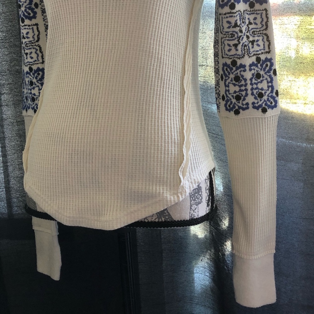 Free People Whisper White Long Sleeve Sweater - Picture 6 of 6